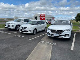 MULIT VARIOUS SIZE VEHICLES DRIVEN ON A CAR LICENCE