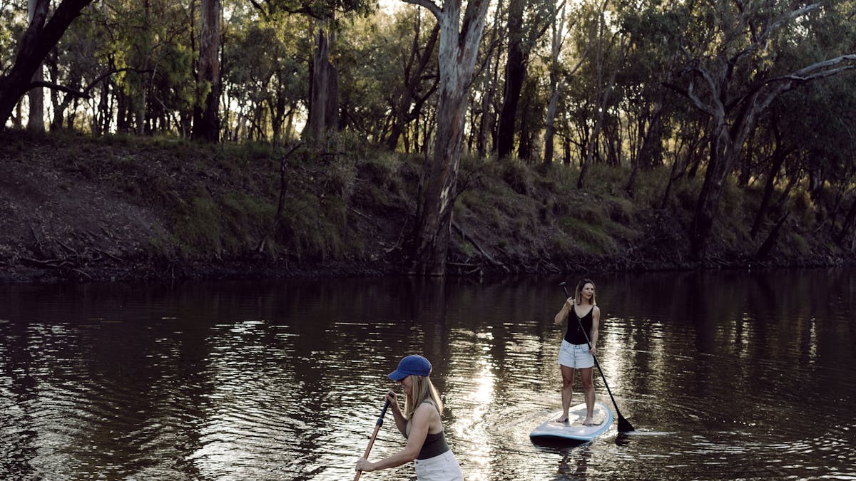Paddle boarding