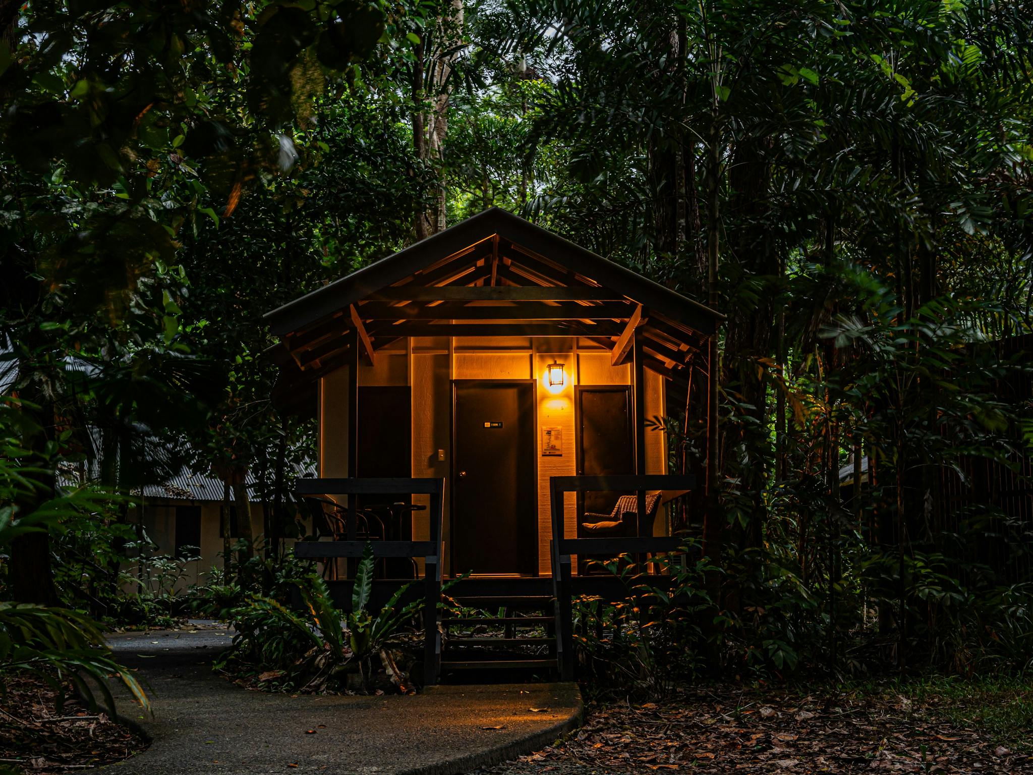 St Crispin Cabin at Night St Crispin Cabin at Night