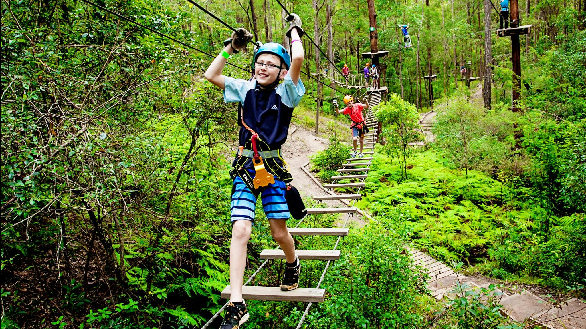 6 courses for the entire family to conquer their fears!