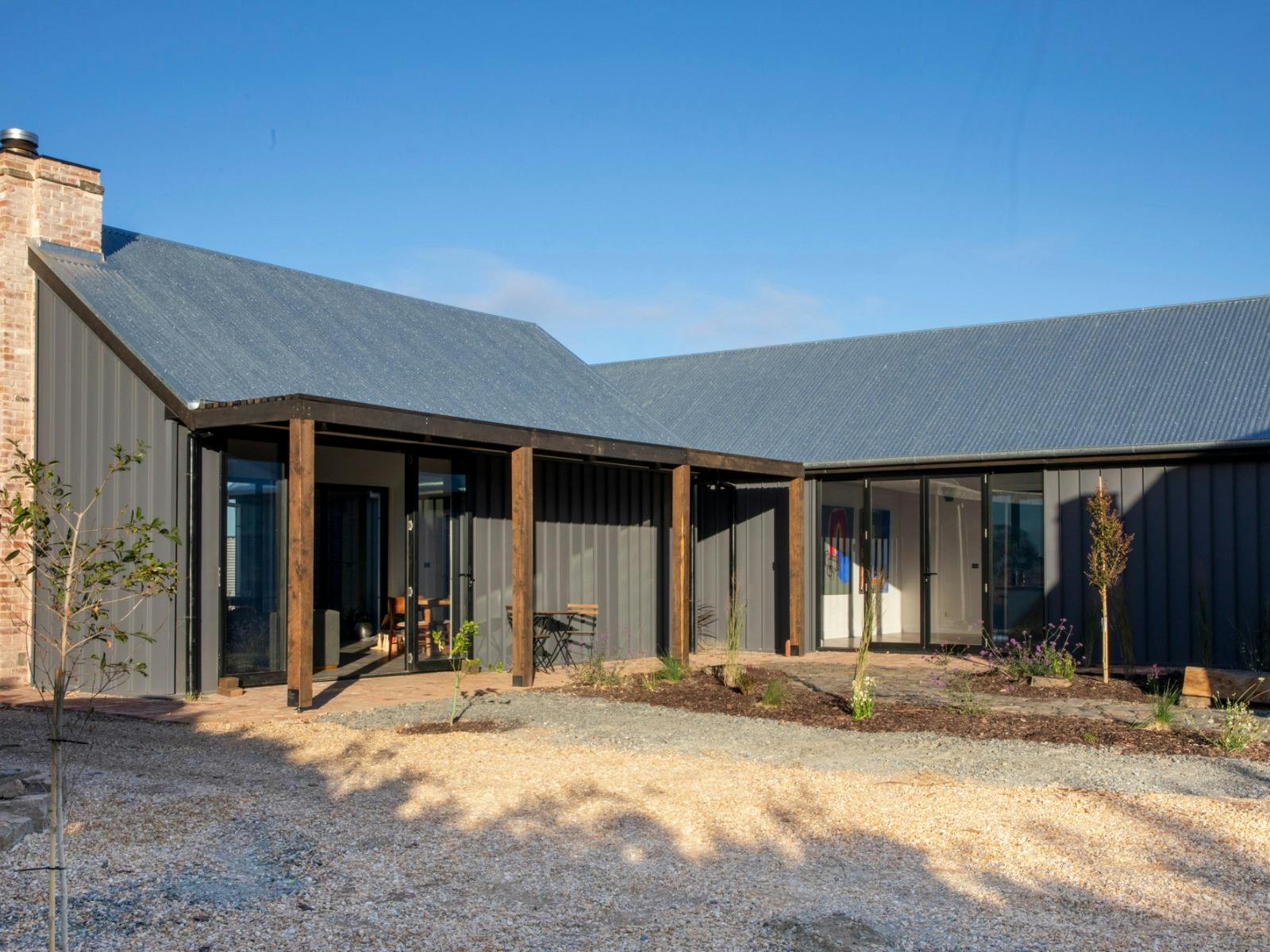 A light-filled modern addition, creating a warm and spacious sanctuary in the heart of the Barossa