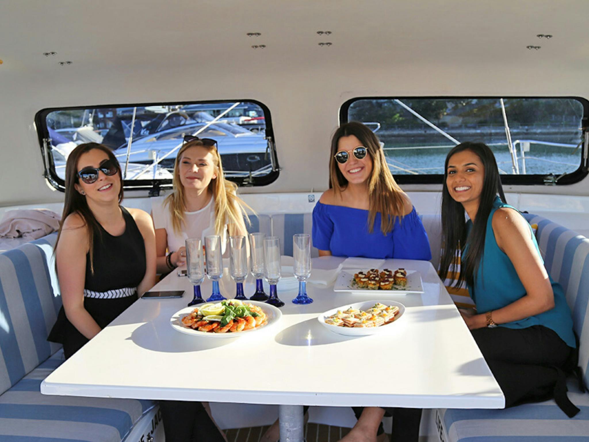 Hens party boat hire