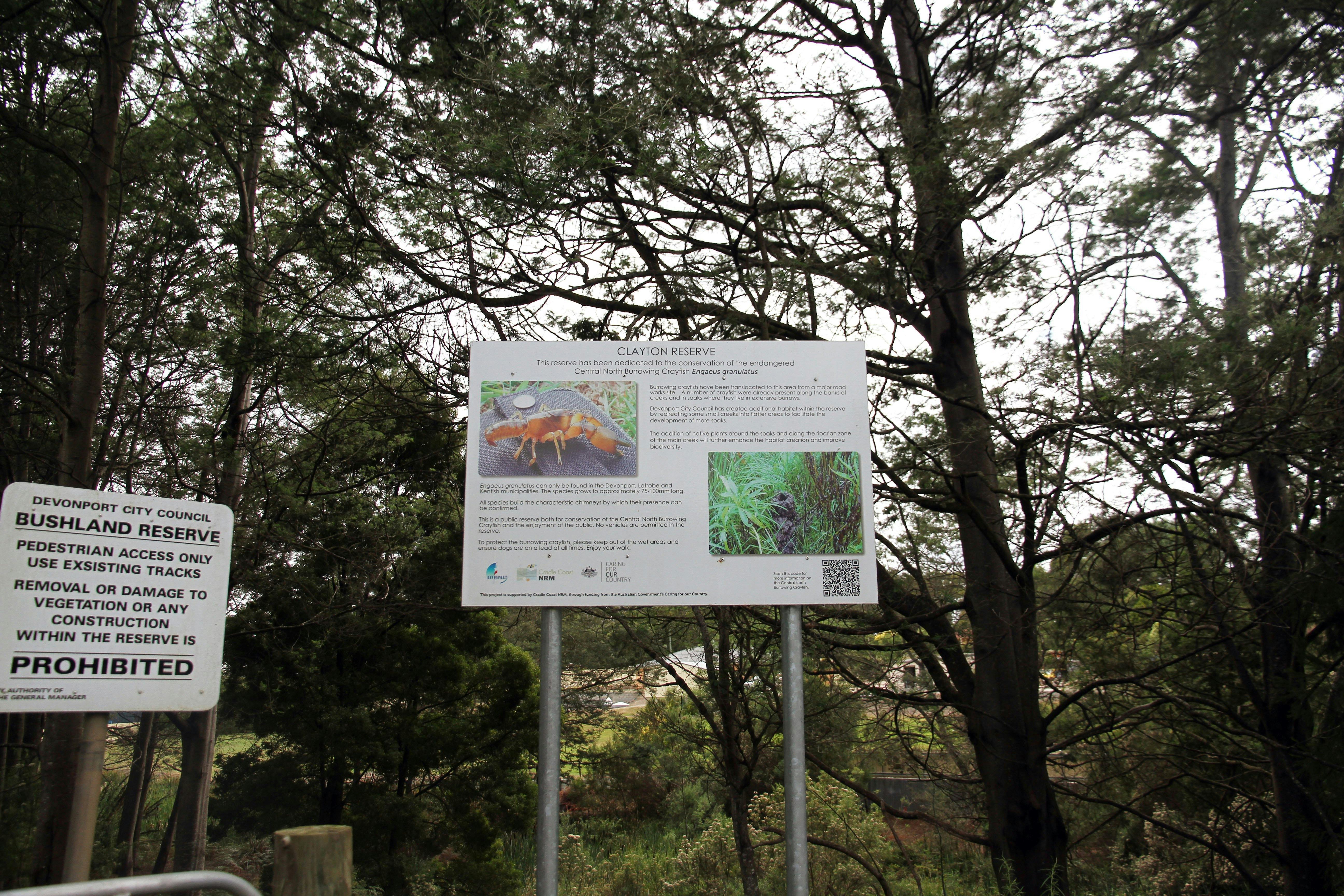 Clayton Drive Reserve, Spreyton