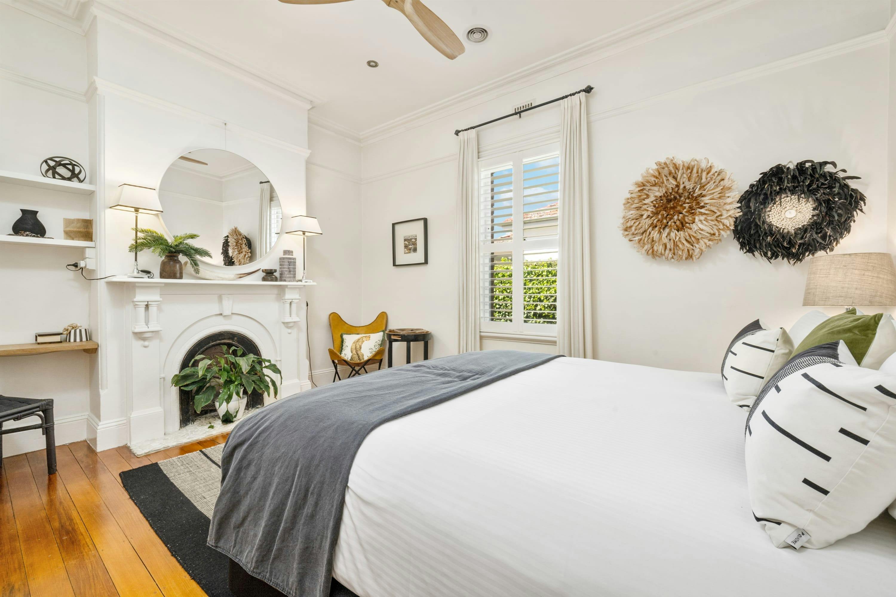 Bedroom at White Birch airbnb Orange, NSW