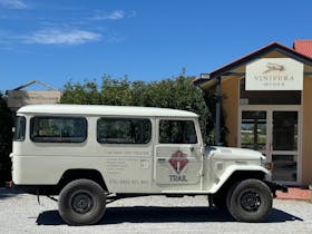 Troopy visiting Baker Williams and Vinifera Wines