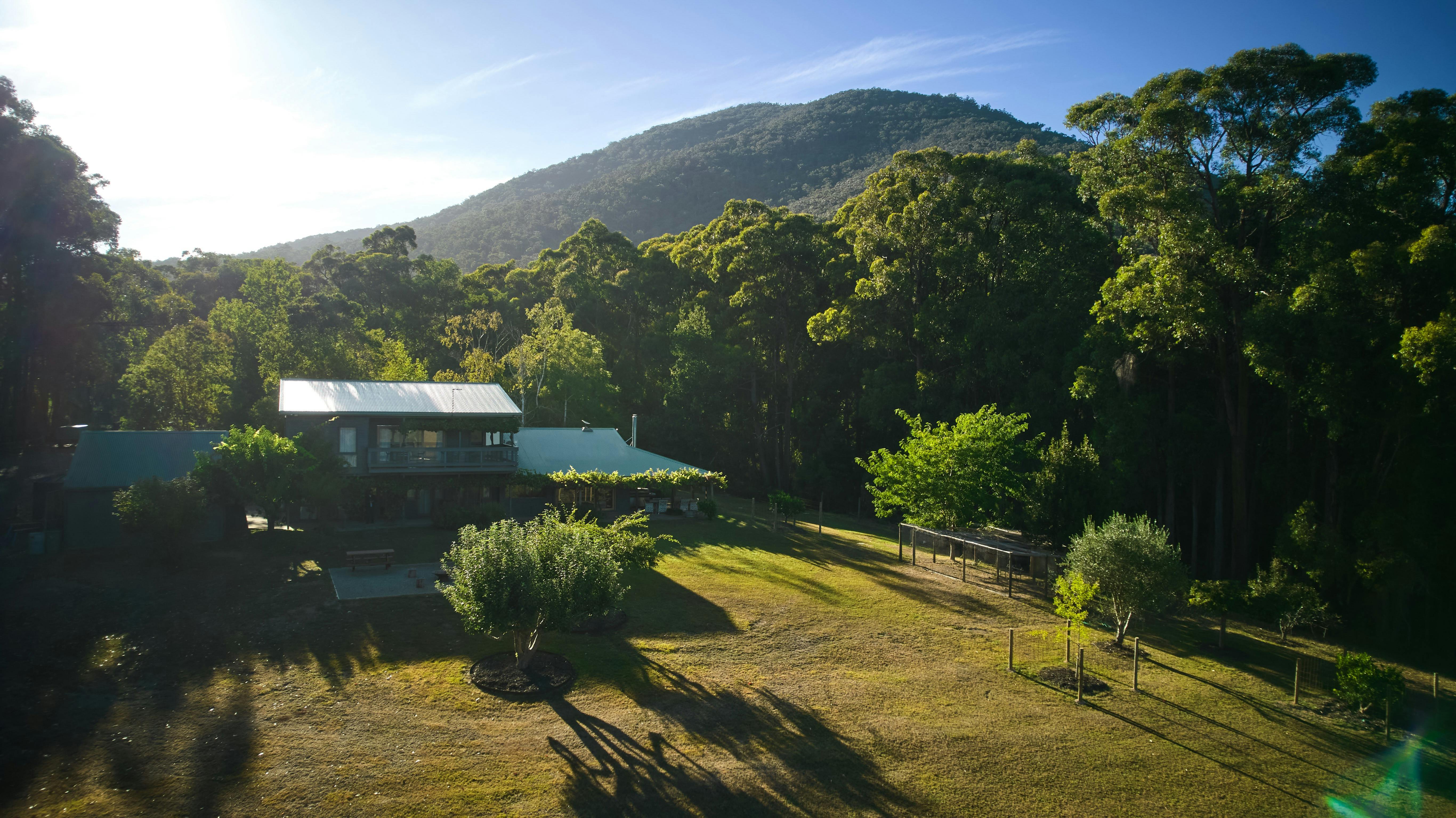 Yarradene with Mt Riddell in the background