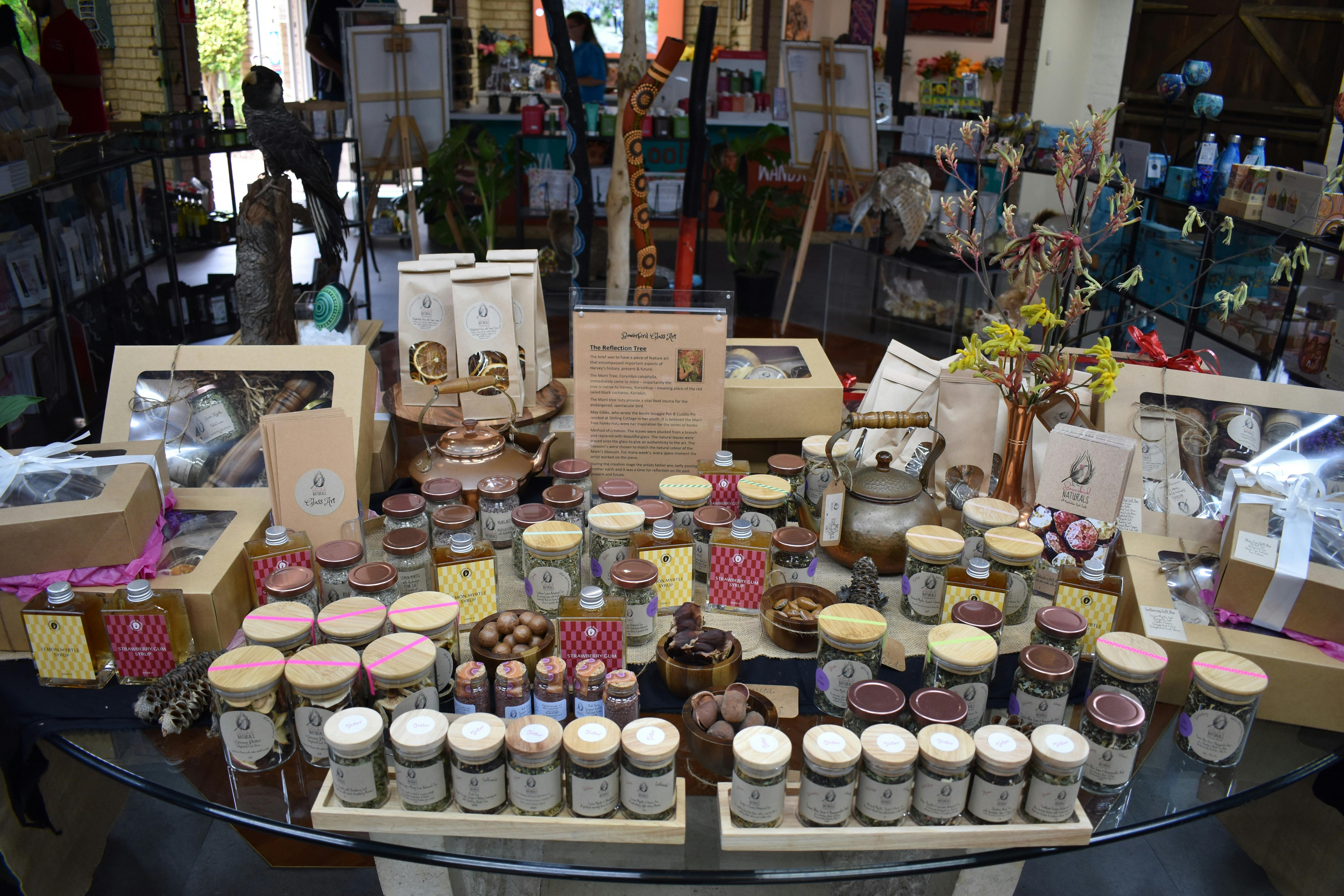 Bowerbird Botanicals Display