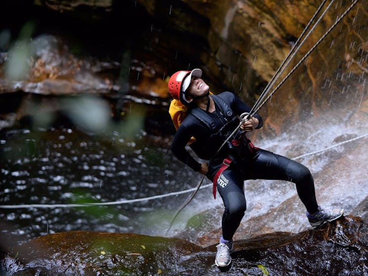 Introductory Canyoning and Canyoneering Tours / Courses in Blue Mountains Australia