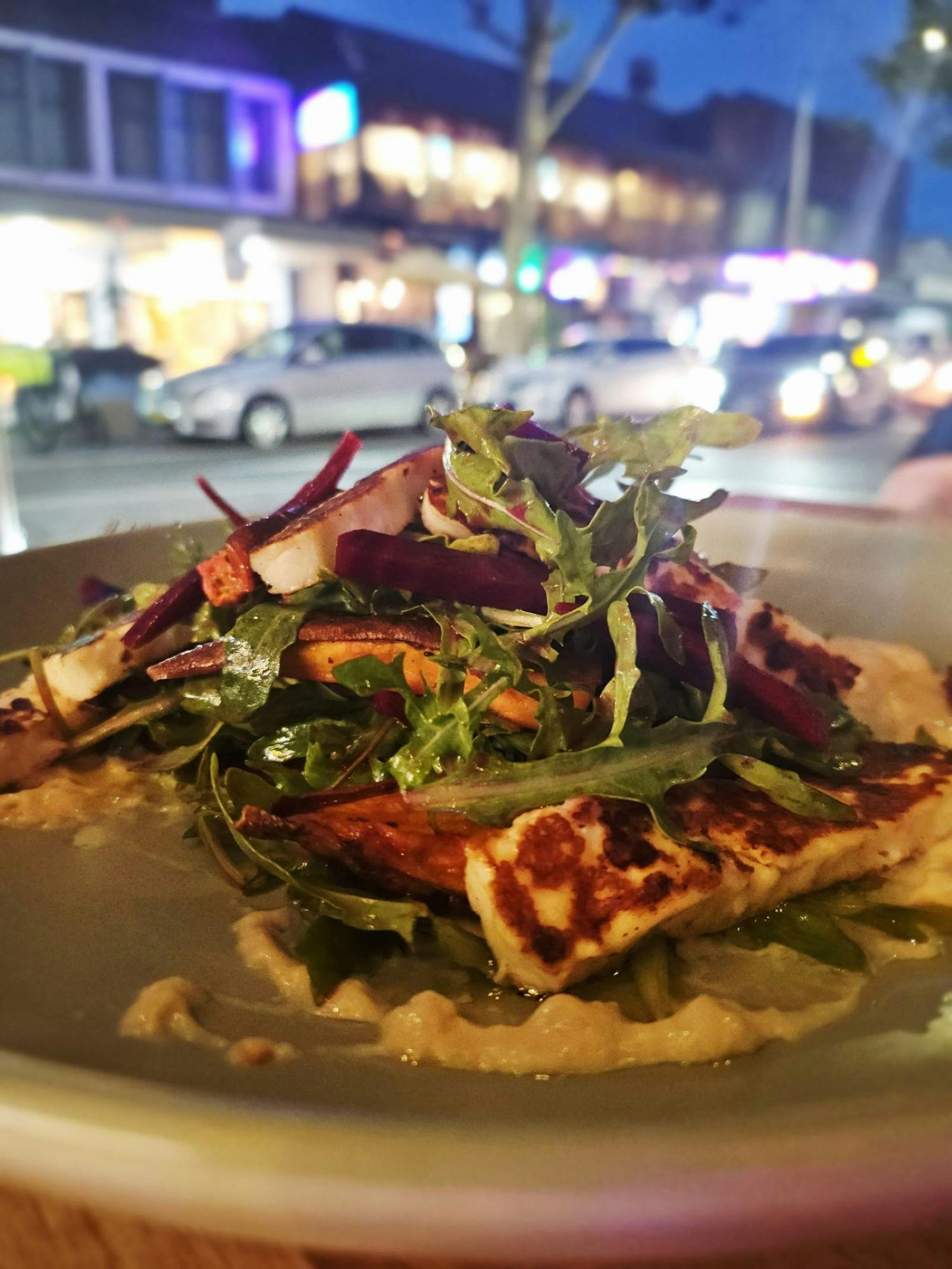 Halloumi-Salat