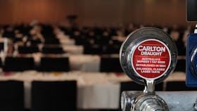 A range of beer on tap