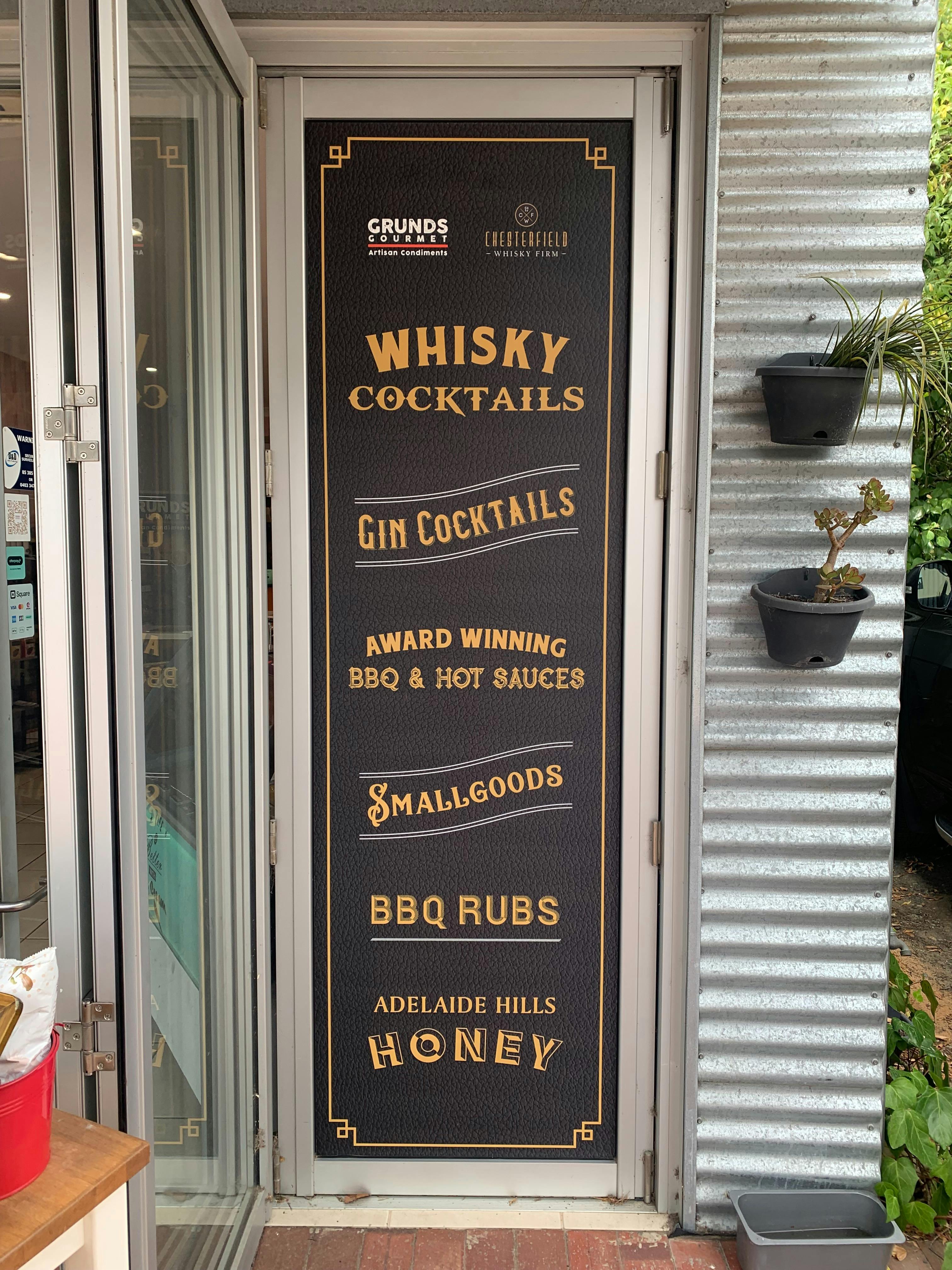 Window signage