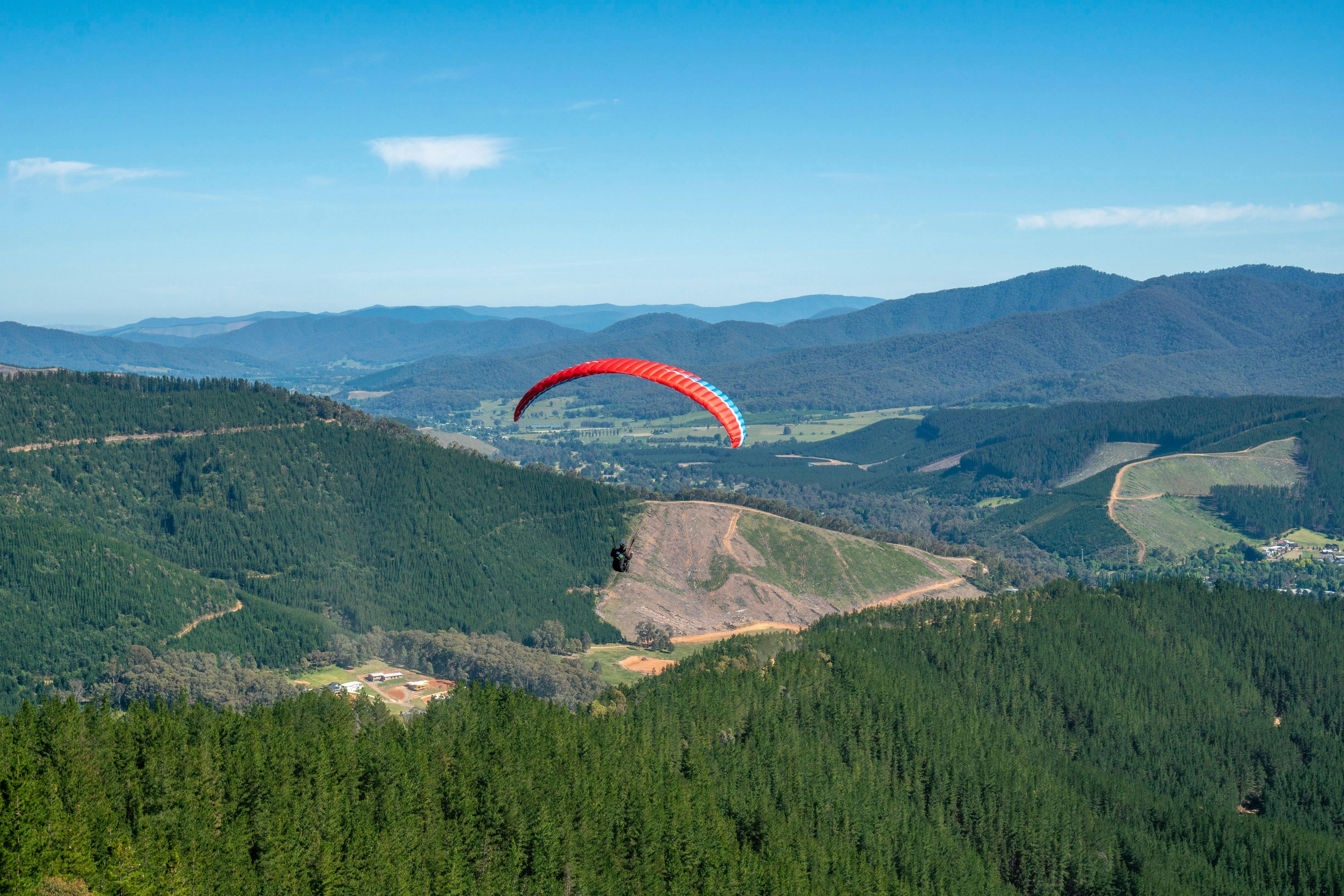 Bright Flight Paraglider from Launch
