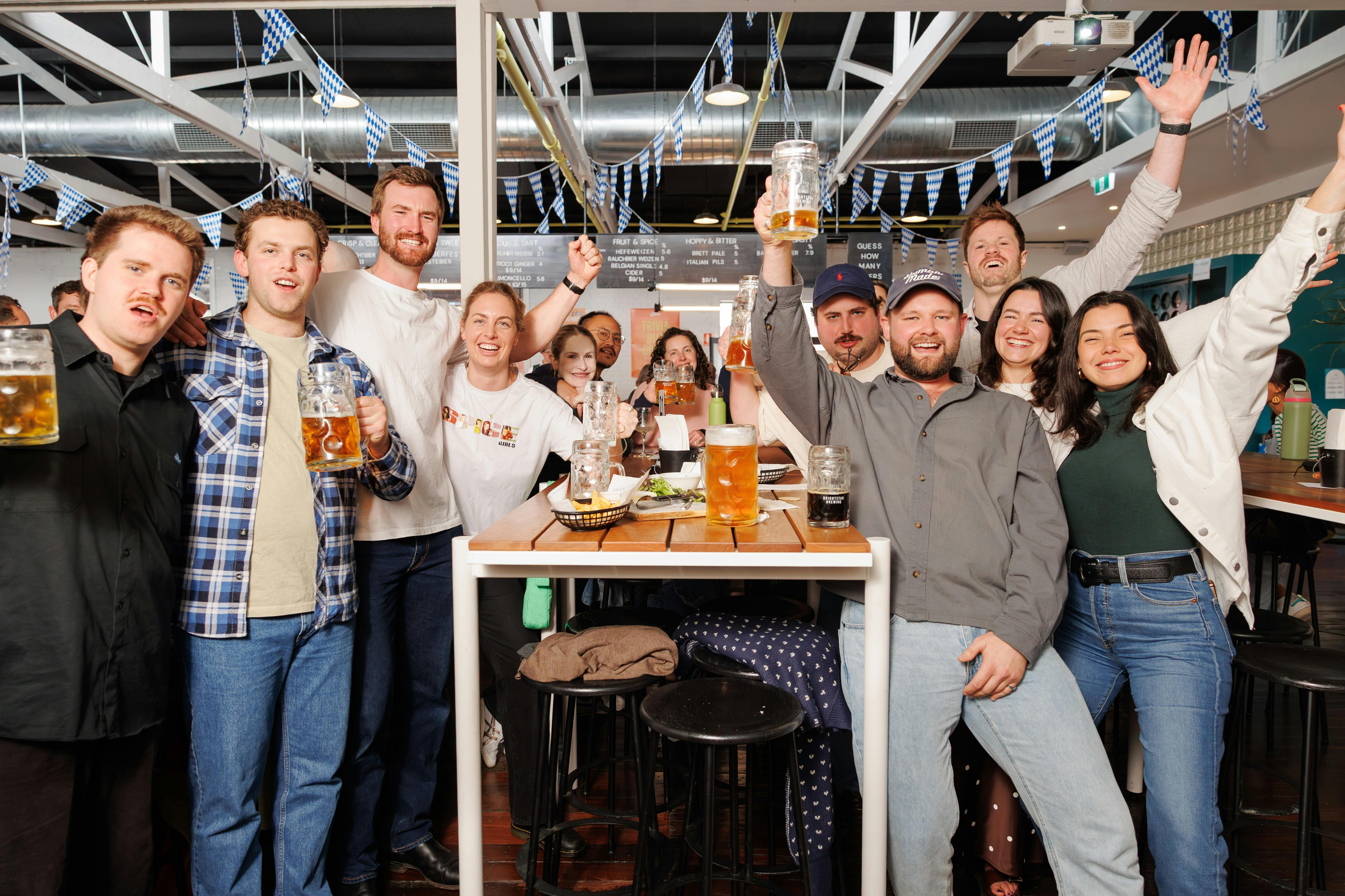 Group of people celebrating