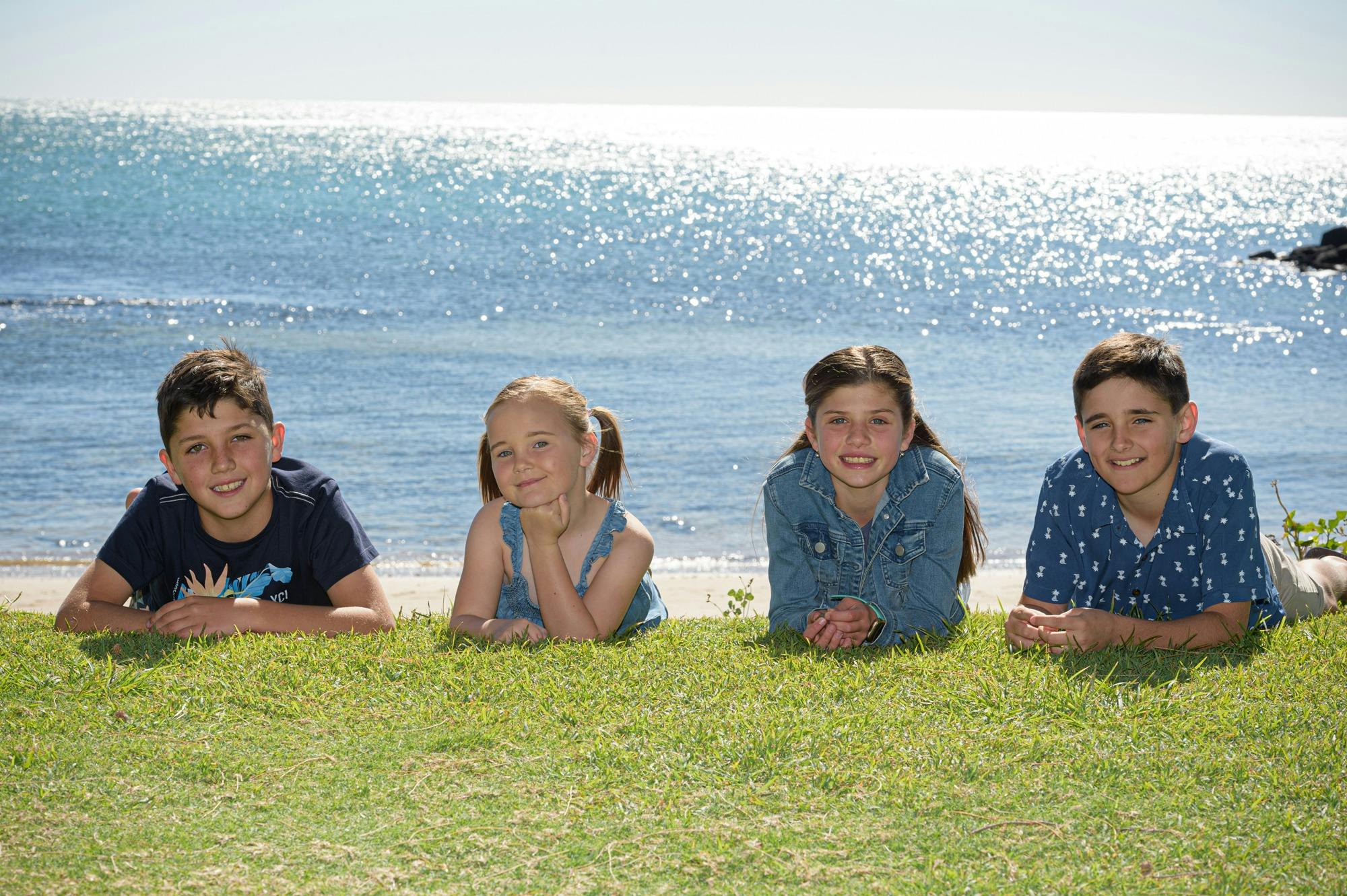 Kids at Bargara Beach