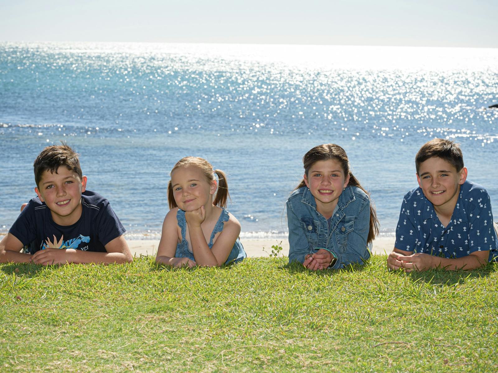 Kids at Bargara Beach