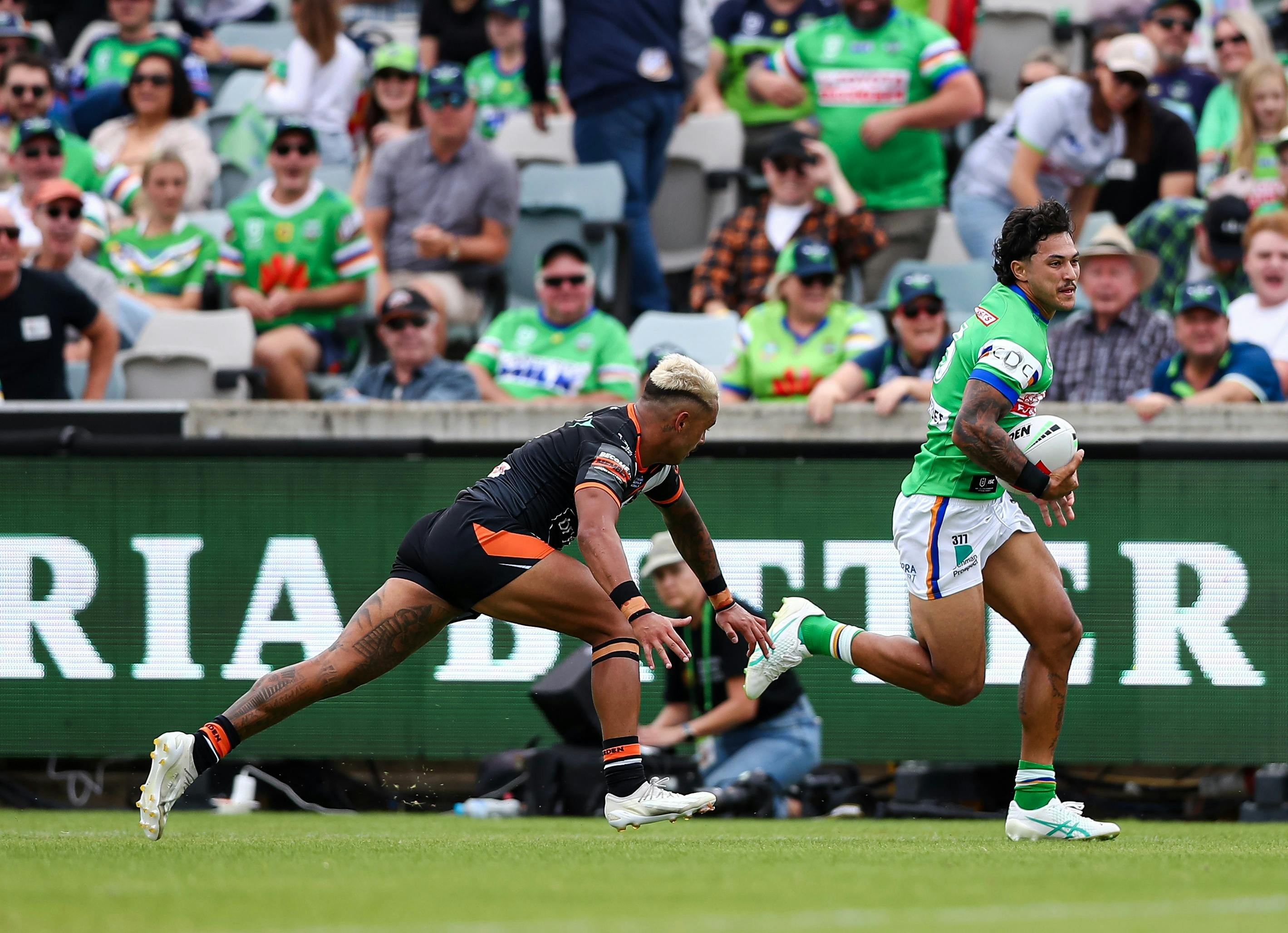 Raiders v Tigers - NRL Round 26