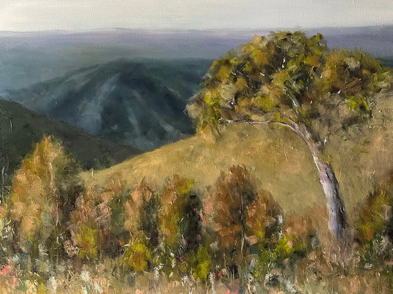 Oil painting, exhibition, tasmania, art,