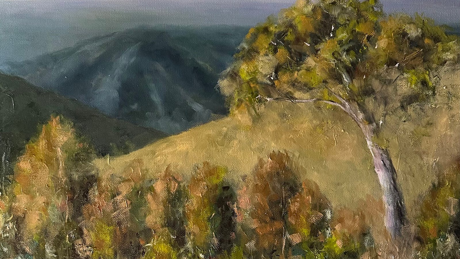 Sandy Astill - The clearness of Autumn - oil