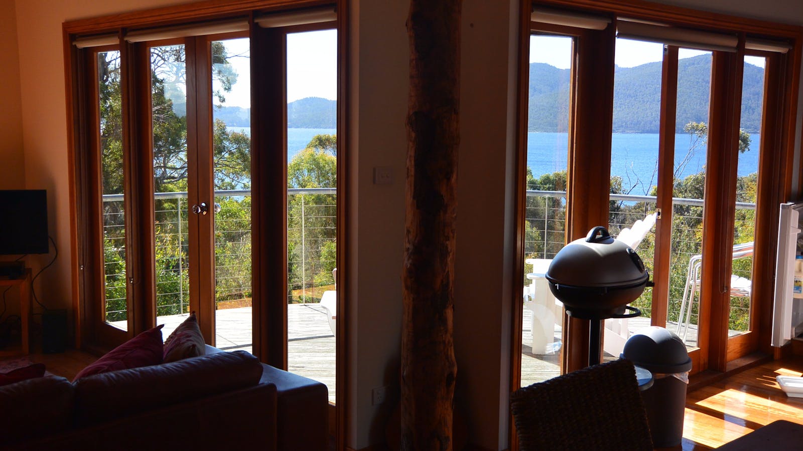 The Tree House inside deck view