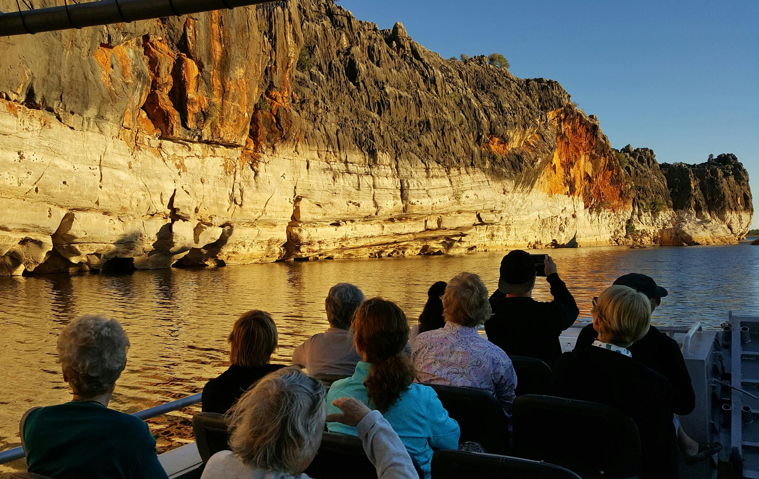 Geike Gorge is the best example of the Devonian Reef. All Kimberley Tours include Geike Gorge Cruise