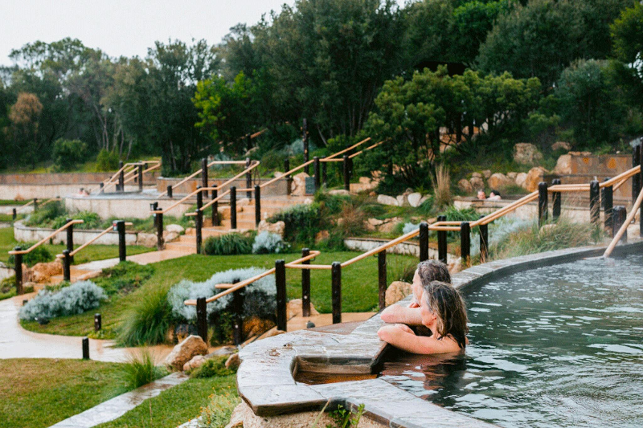 View at the Peninsula Hot Springs