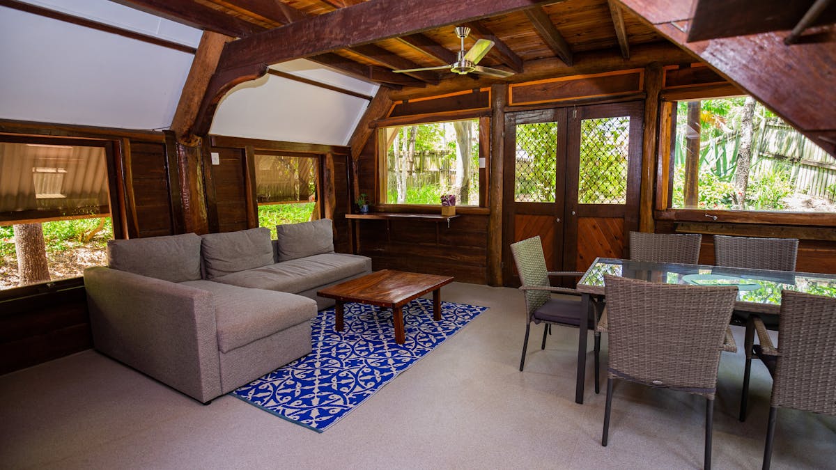 Aframe living area