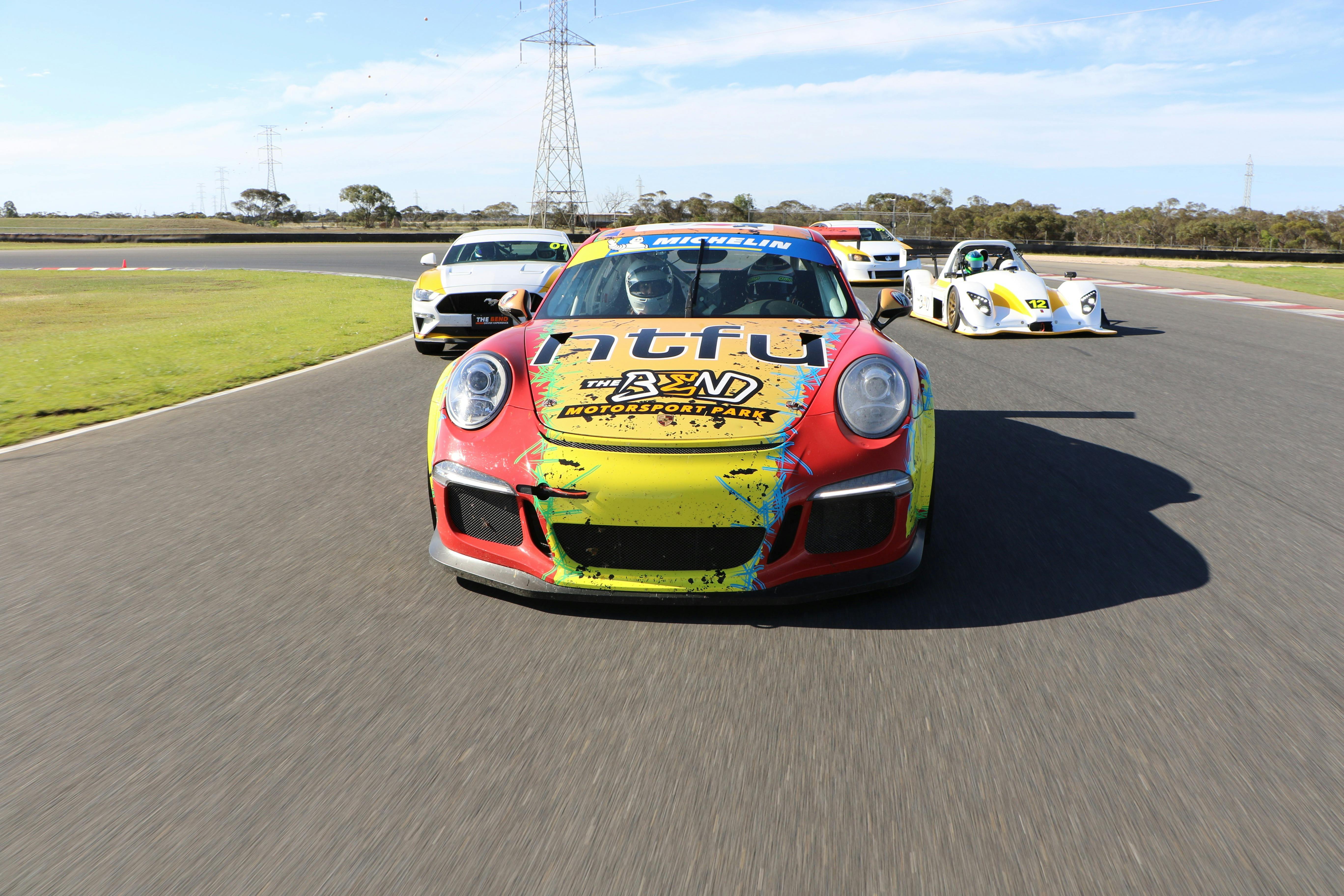 Porsche GT3 Cup Car on track