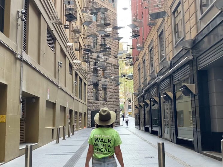 Ucovering sydney's history and art in the lanes of Sydney's centre