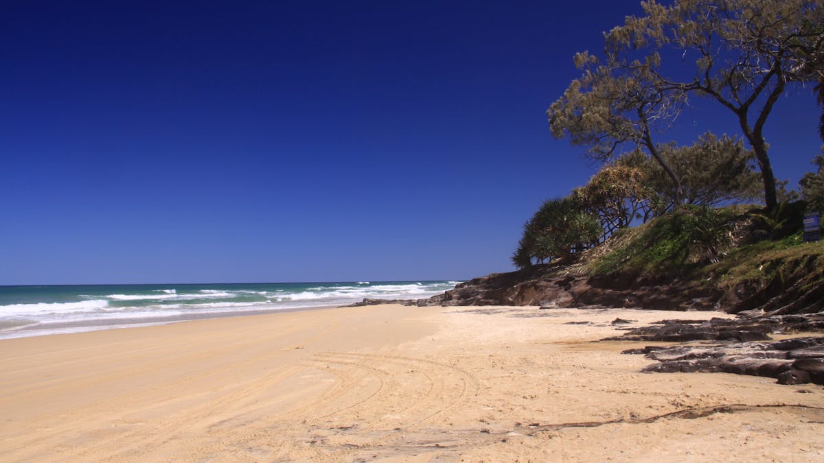Beach is 200 metres from the house along a walking track