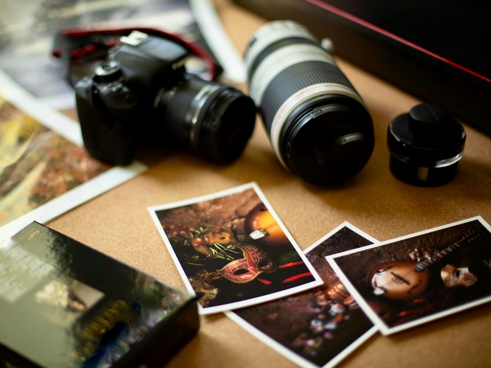 A photographer’s camera and her images of still life’s