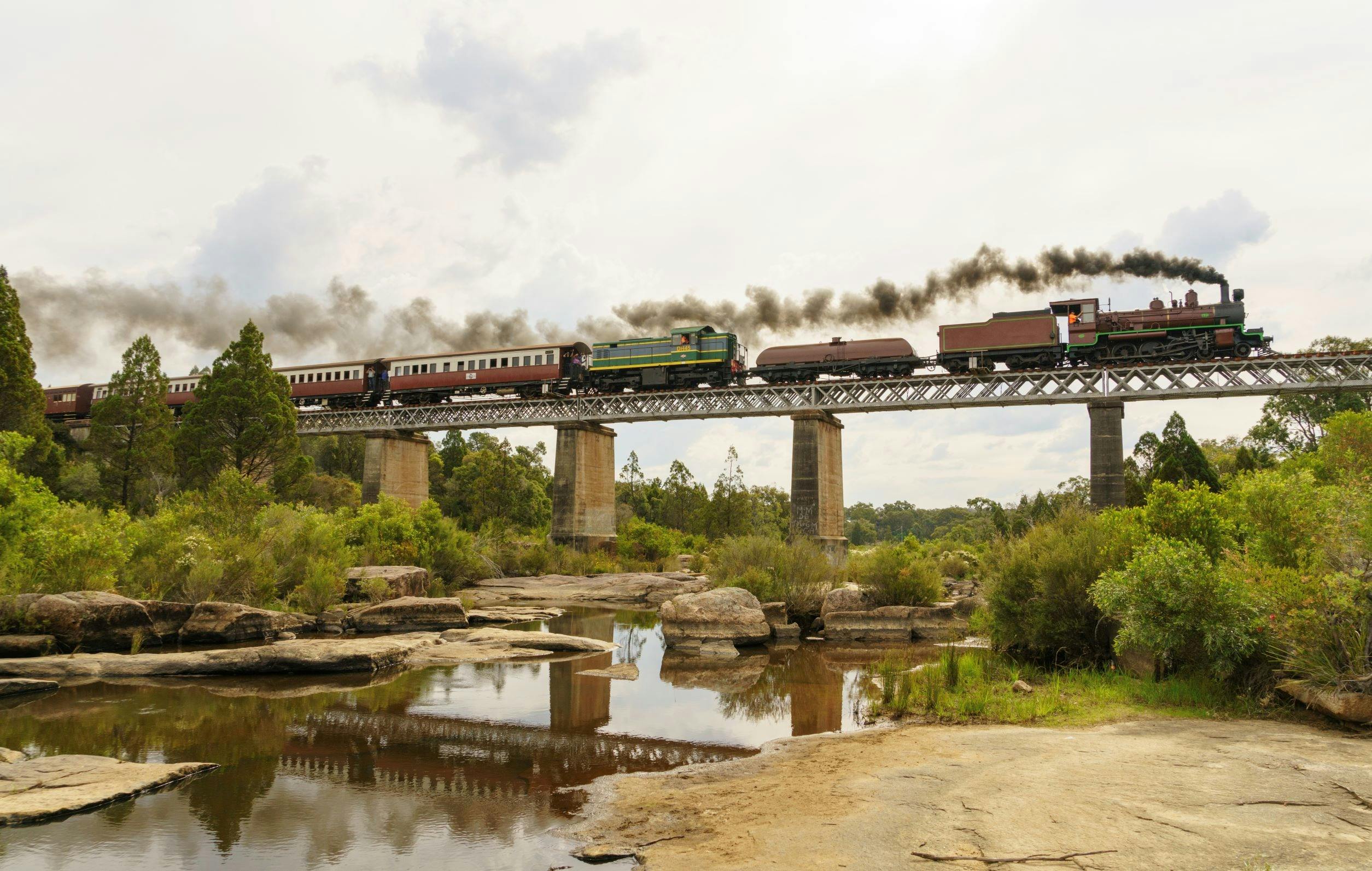Steam Train on the granite belt