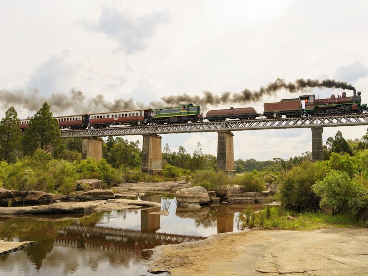 Steam Train on the granite belt