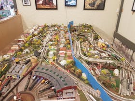 Working N Gauge model railway based on Peterborough c1968.