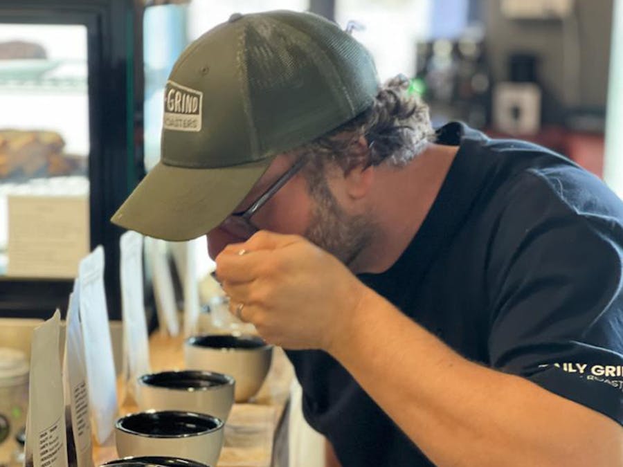 Cupping at Daily Grind Coffee Roasters