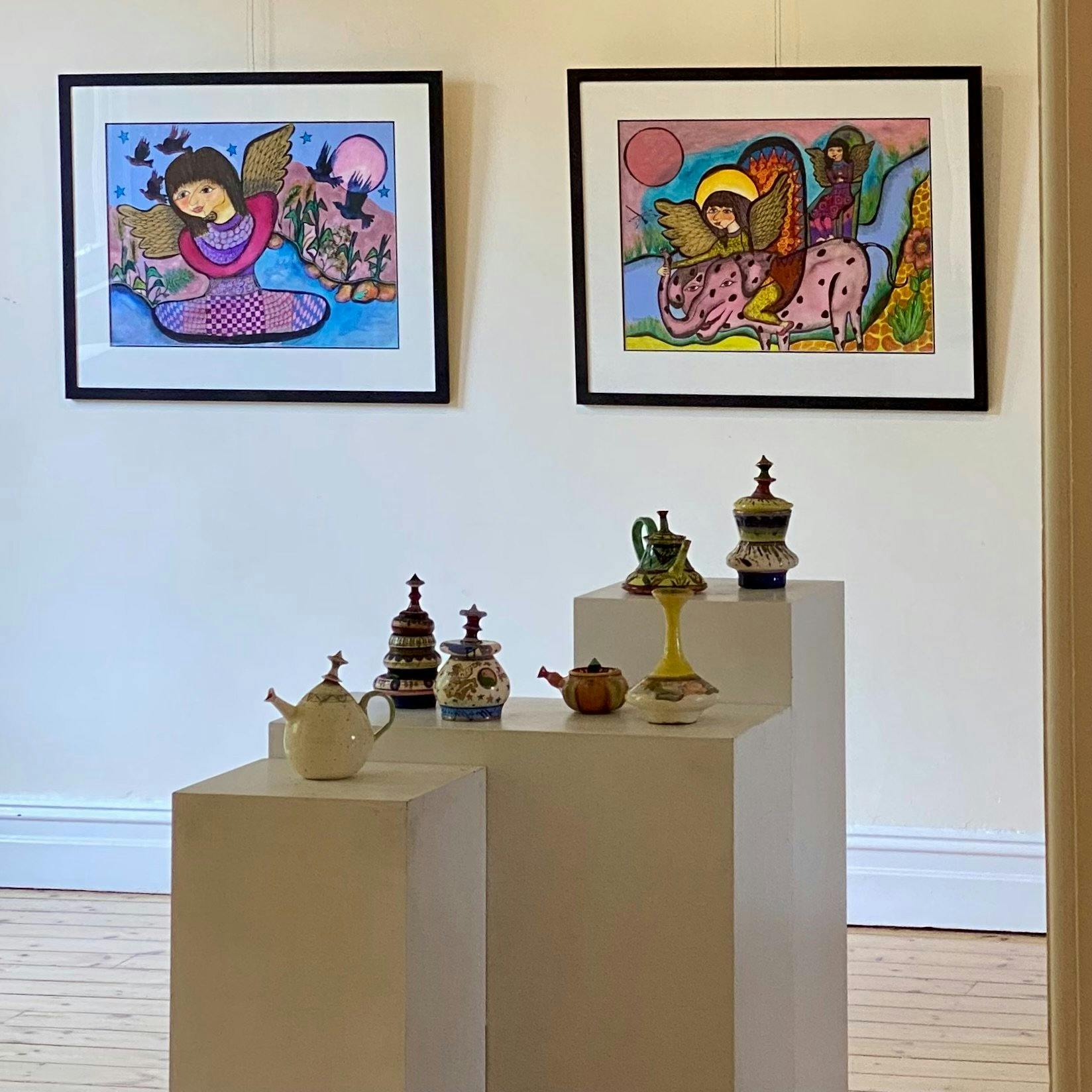 paintings & ceramics