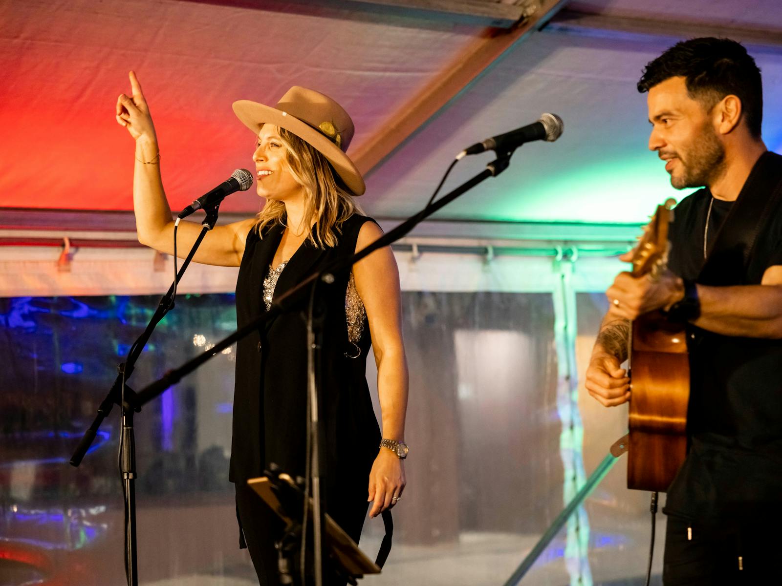 Casey Burgess performs at Spot On.