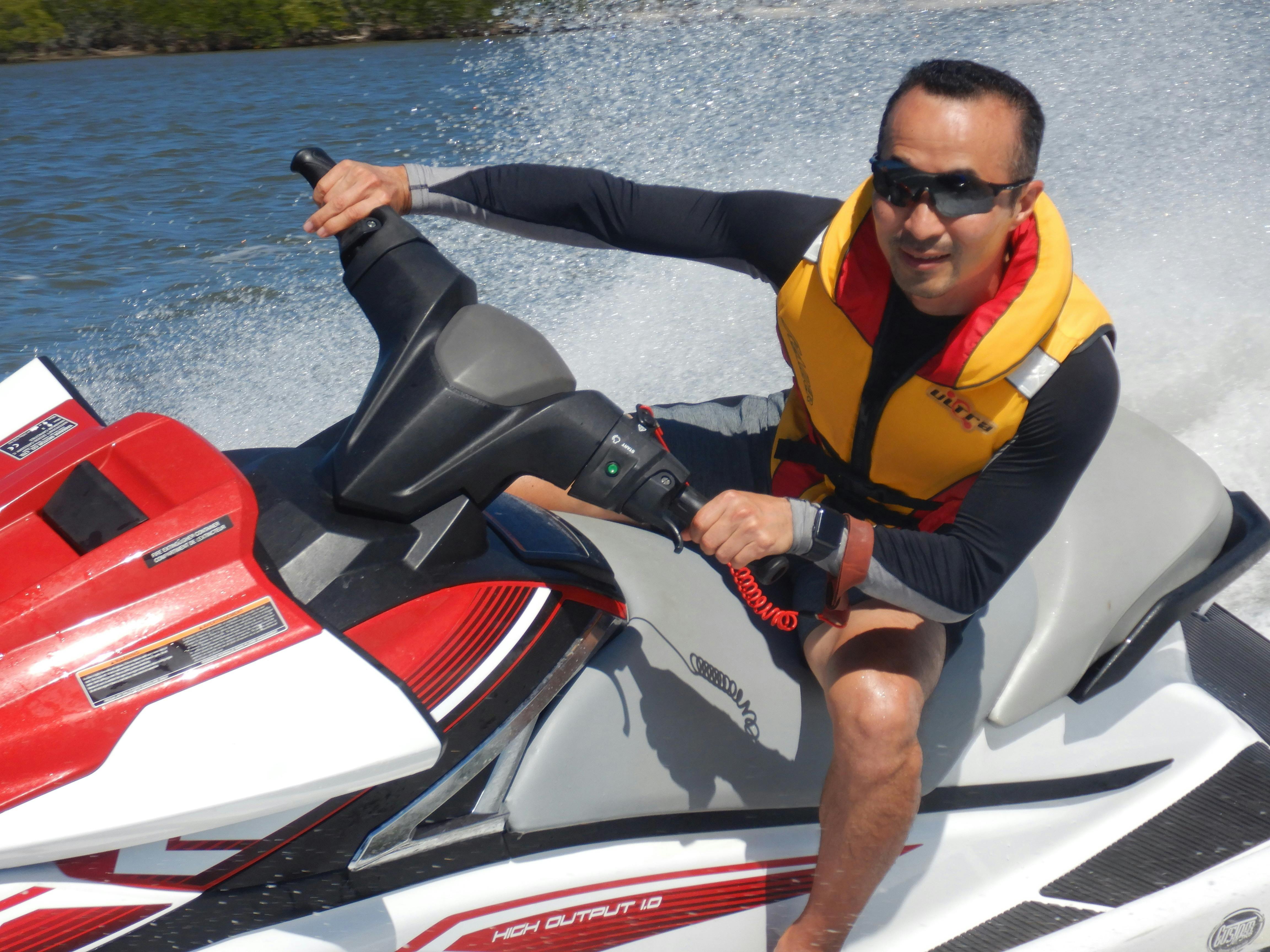 It's the Queensland thing to do - go for a jetski