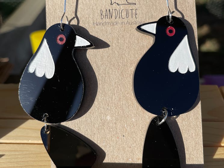 Bandicute Magpie Earings