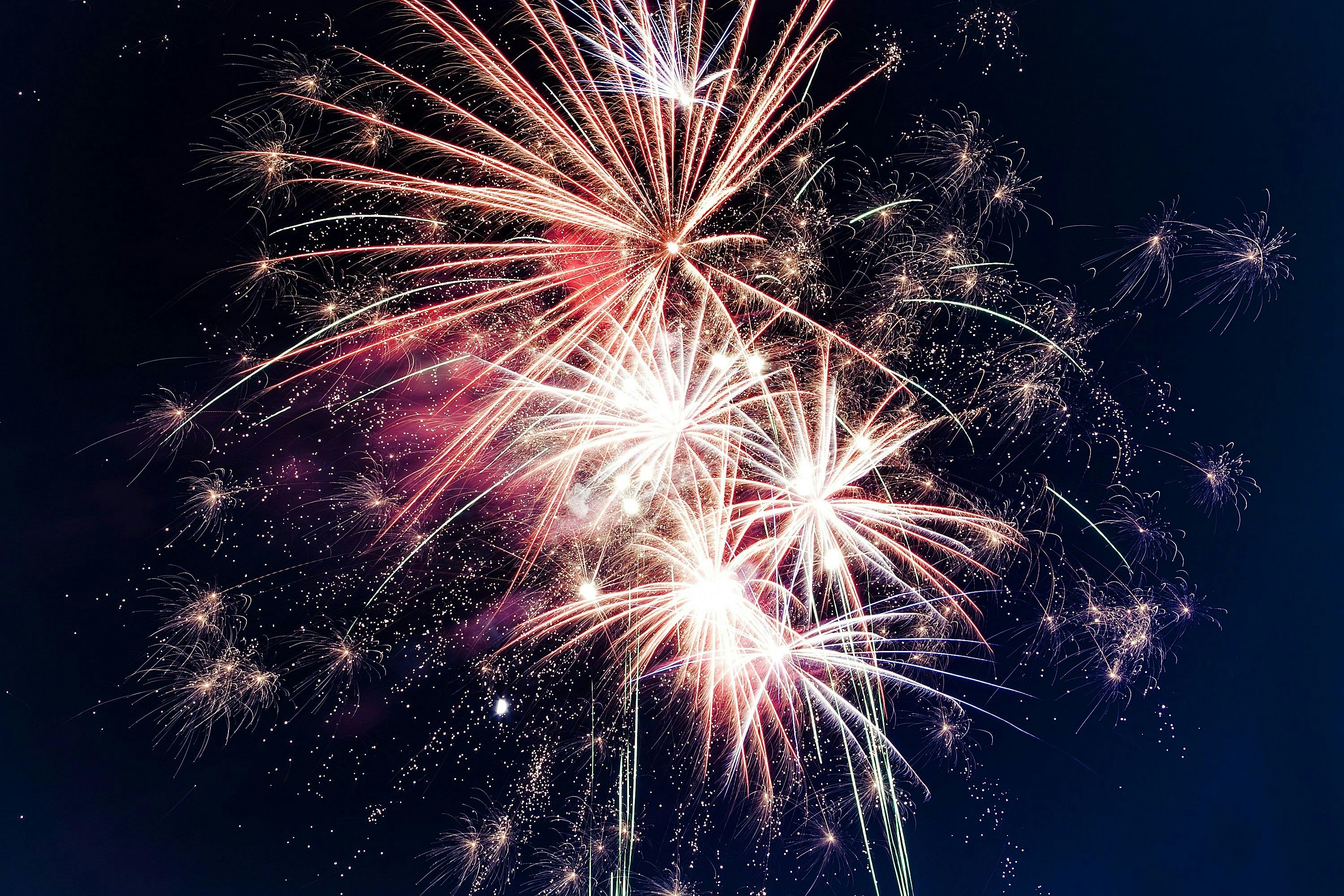 Orange New Year's Eve Celebrations
