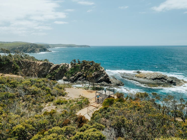 A vista of North Head in Murramarang National Park