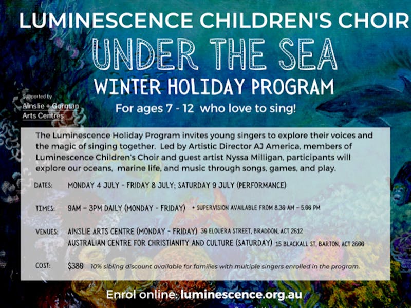 Image for Luminescence Children's Choir Holiday Program 'Under the Sea'