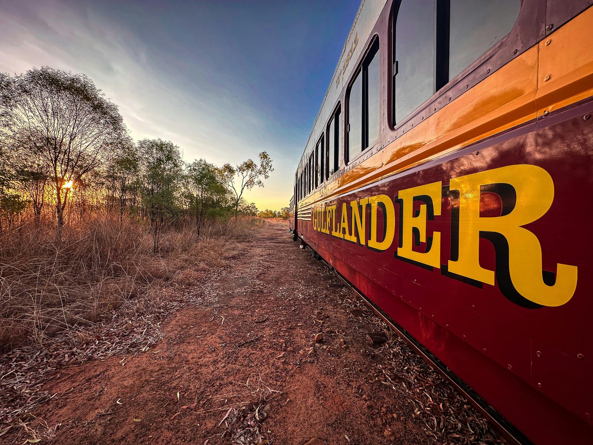 Gulflander sunset tour RM93 - rail history