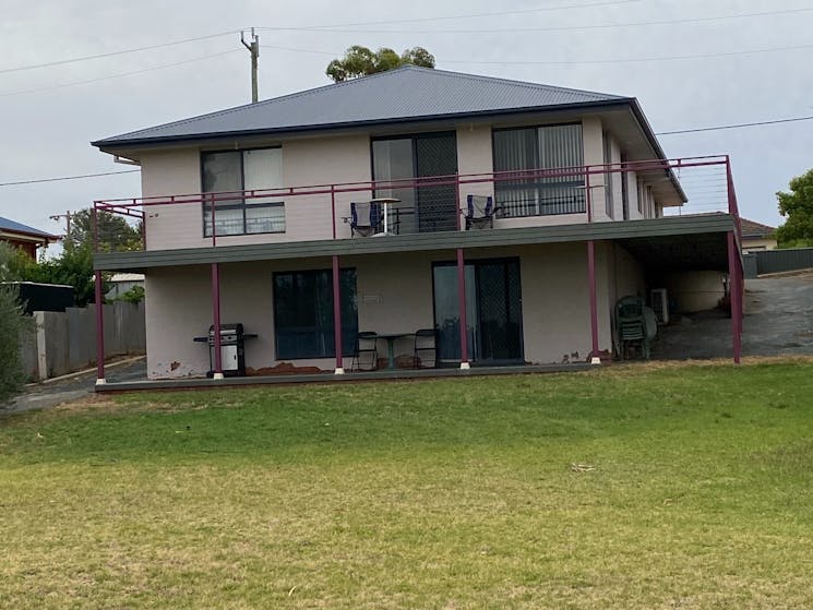 House view from lake