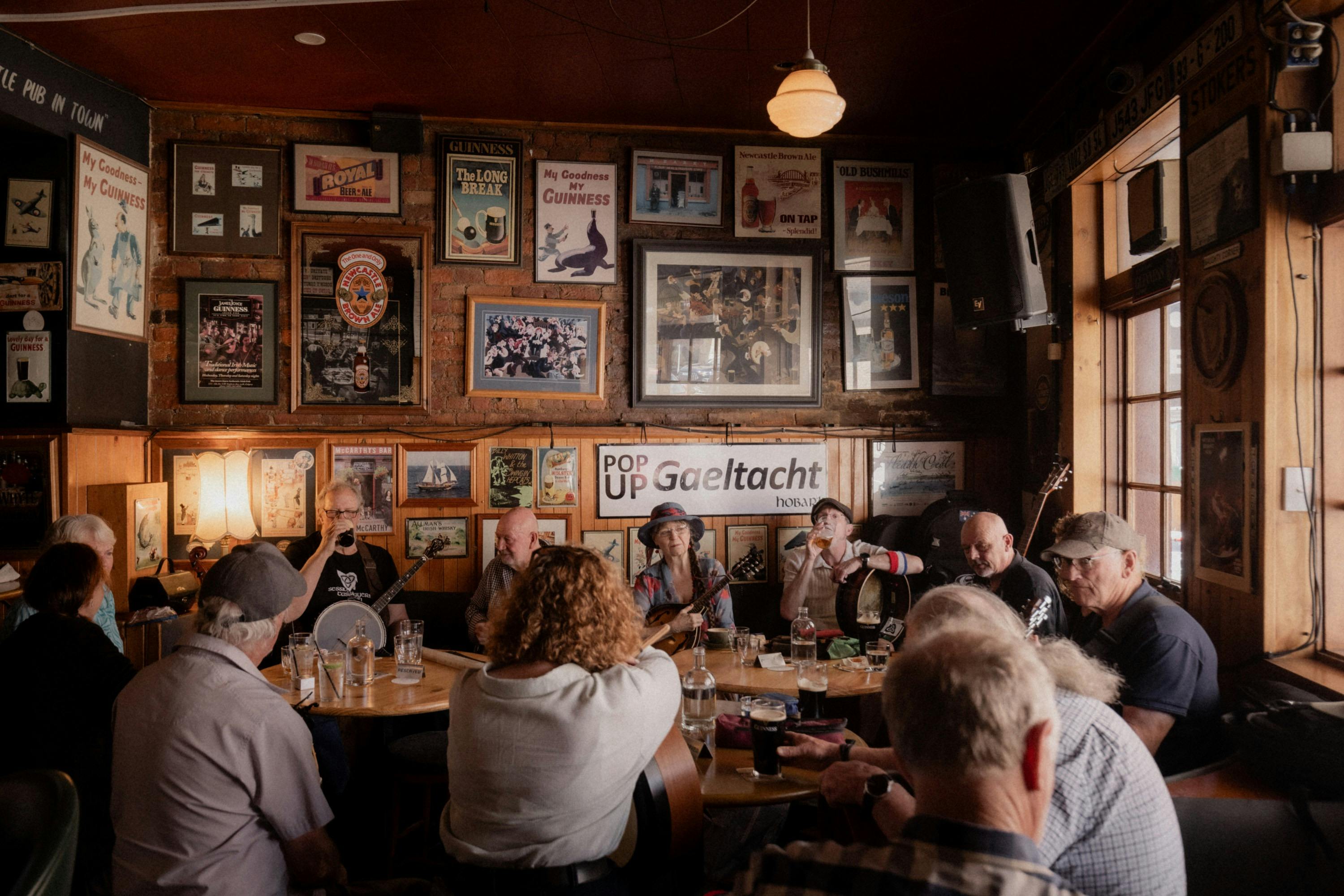Our traditional Irish session. Going strong on every Saturday for the last 30 odd years