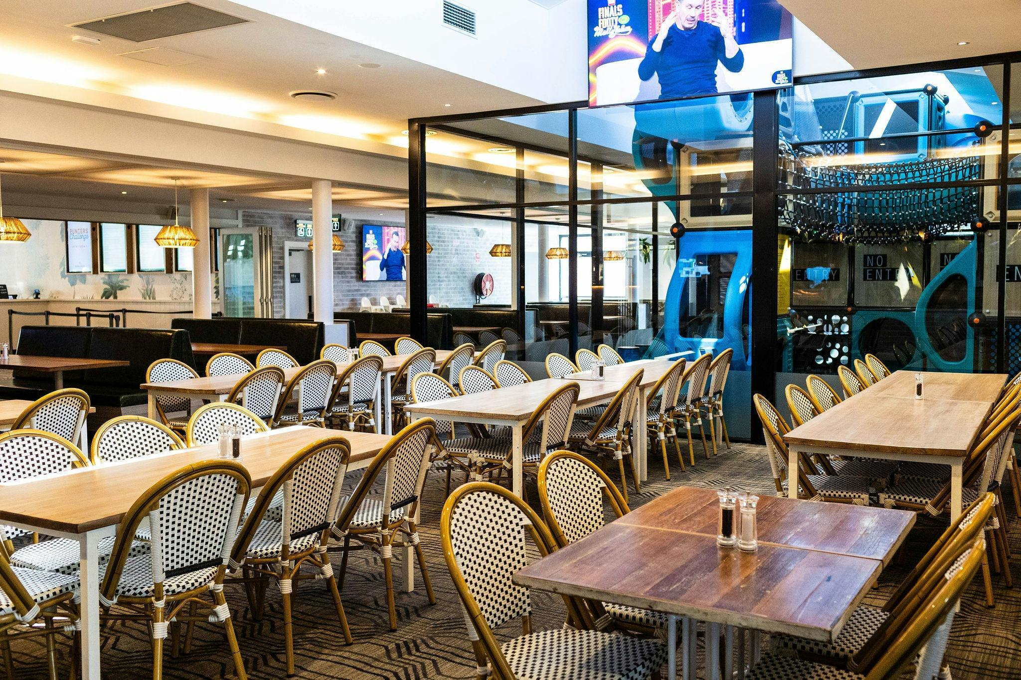 bistro and playground