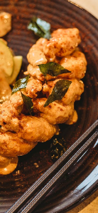 Lanterne Rooms Tom Yum Prawns