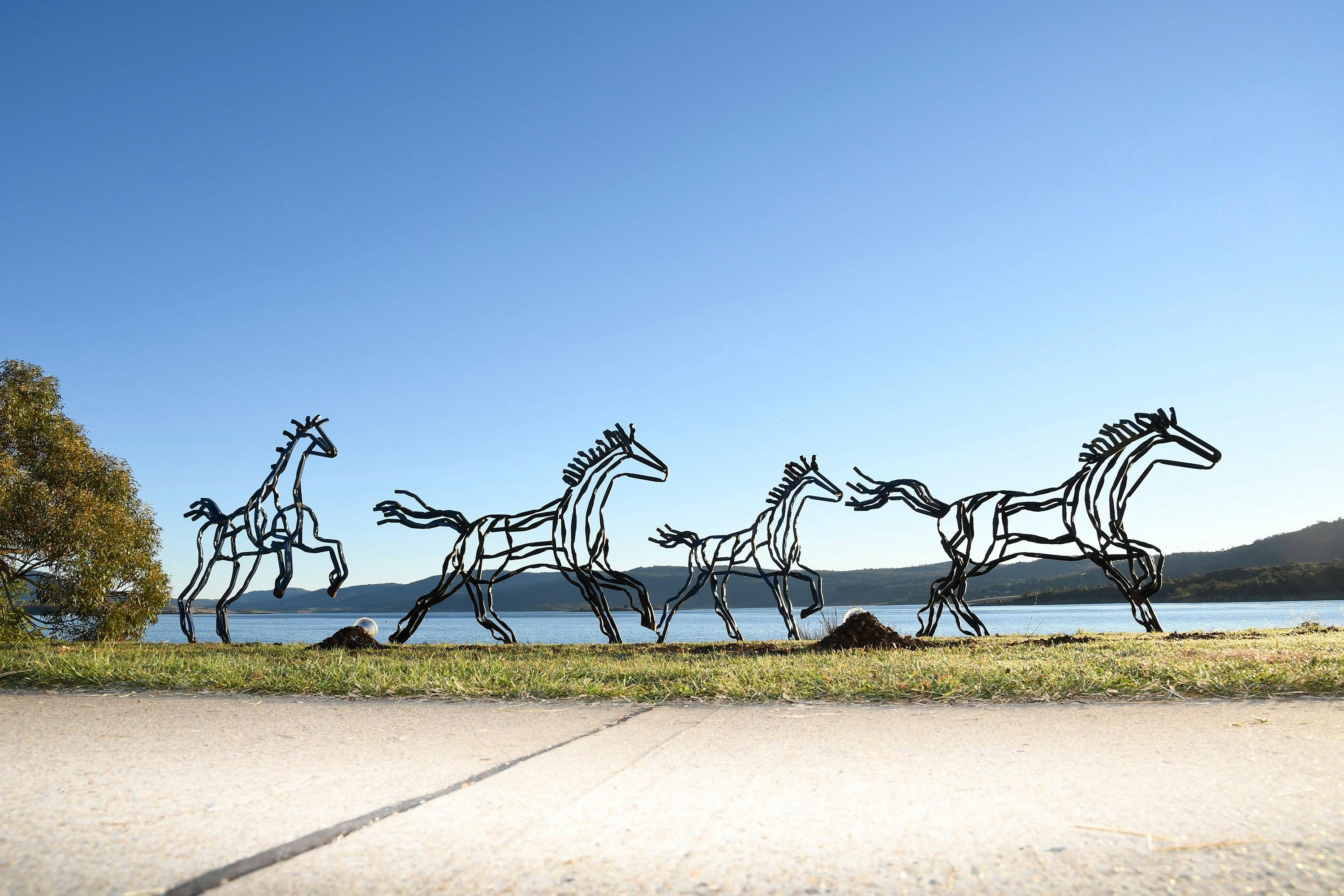 Lake Light Sculpture Jindabyne