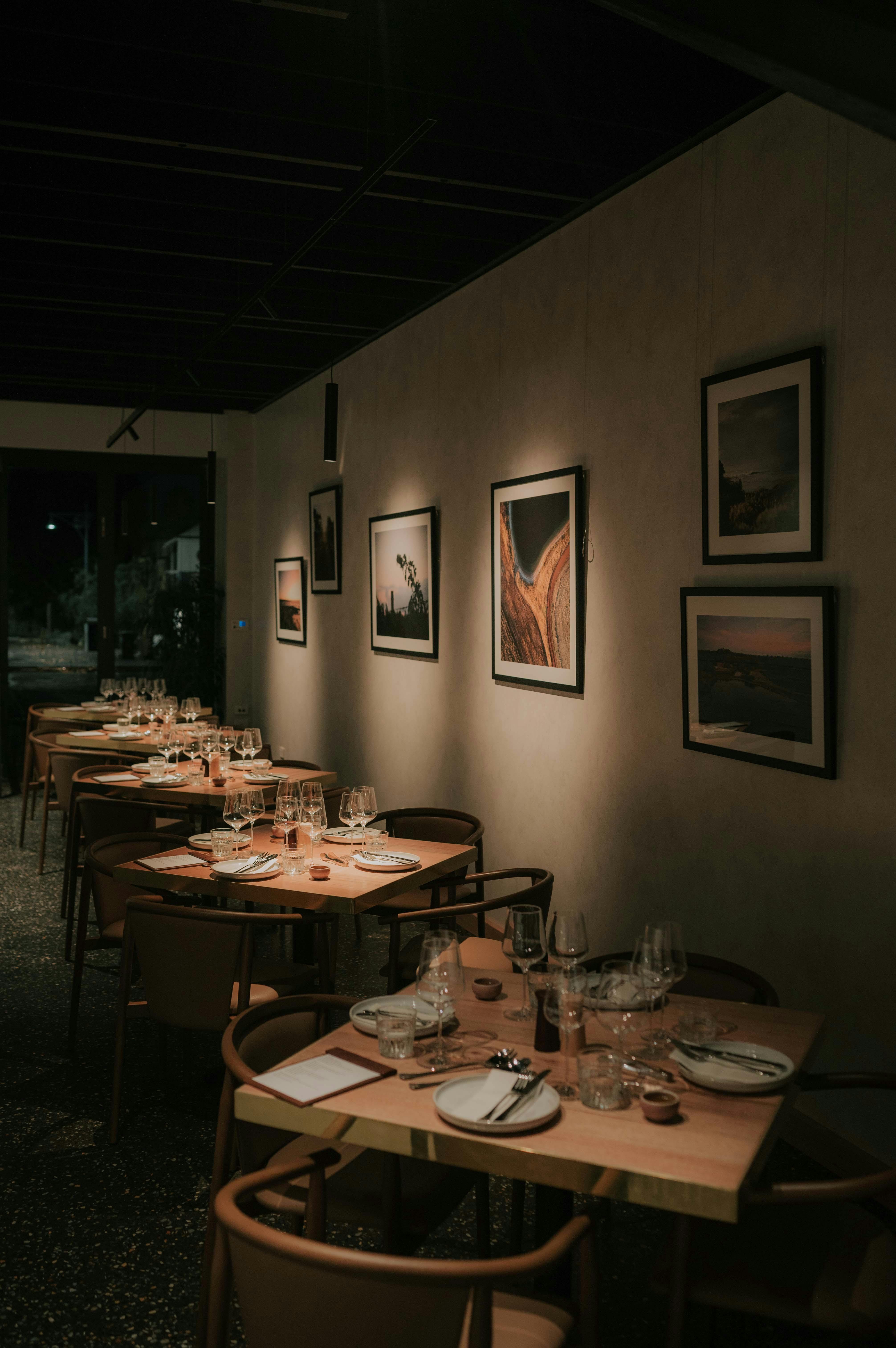 Our secluded dining area