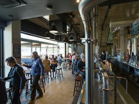 Downstairs bar