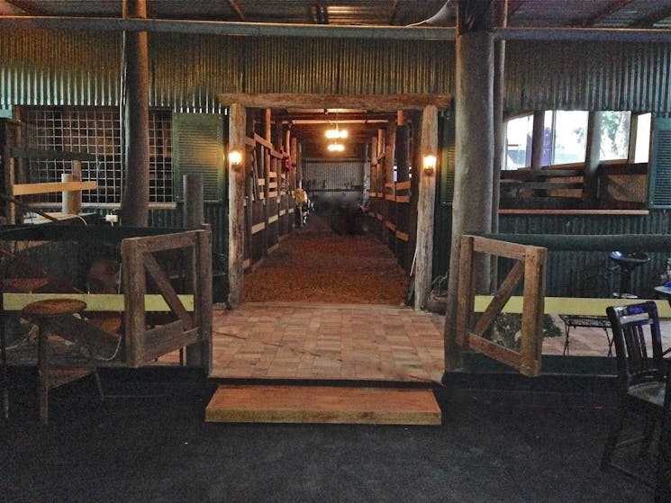 Stable entrance